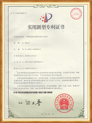 Patent for utility models